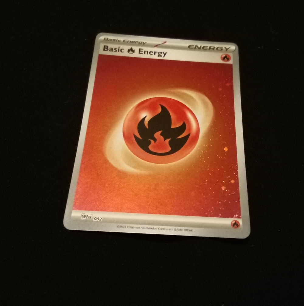 Pokemon Basic Fire Energy Mega Evolution Energies 008 Reverse Holo